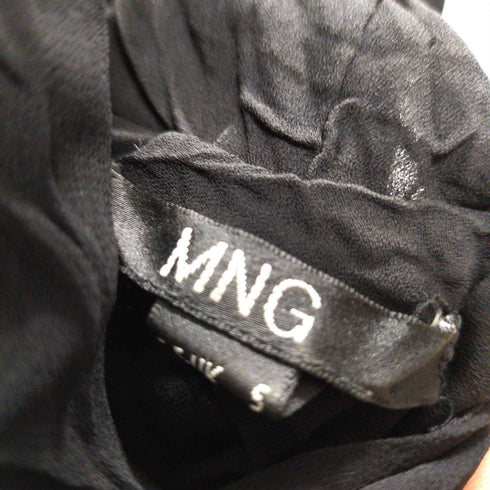 マンゴー MNG アシンメトリーキャミワンピース シワ加工 レディース import:S